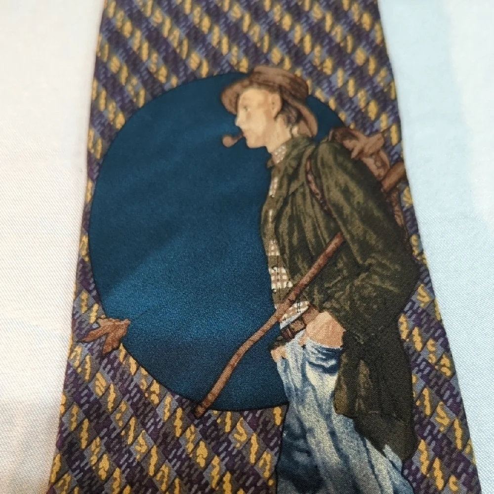 Men's Tie Set, Saturday Evening Post And Vintage Cars, Beautiful Mens Ties ..